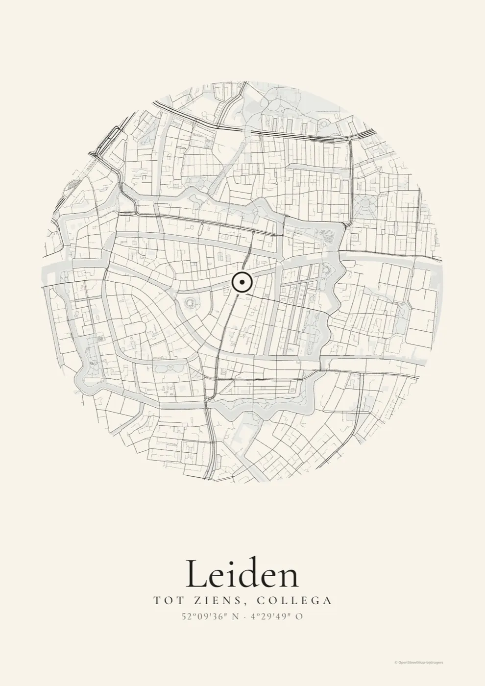 Stadsportret als cadeau: Een afscheid
