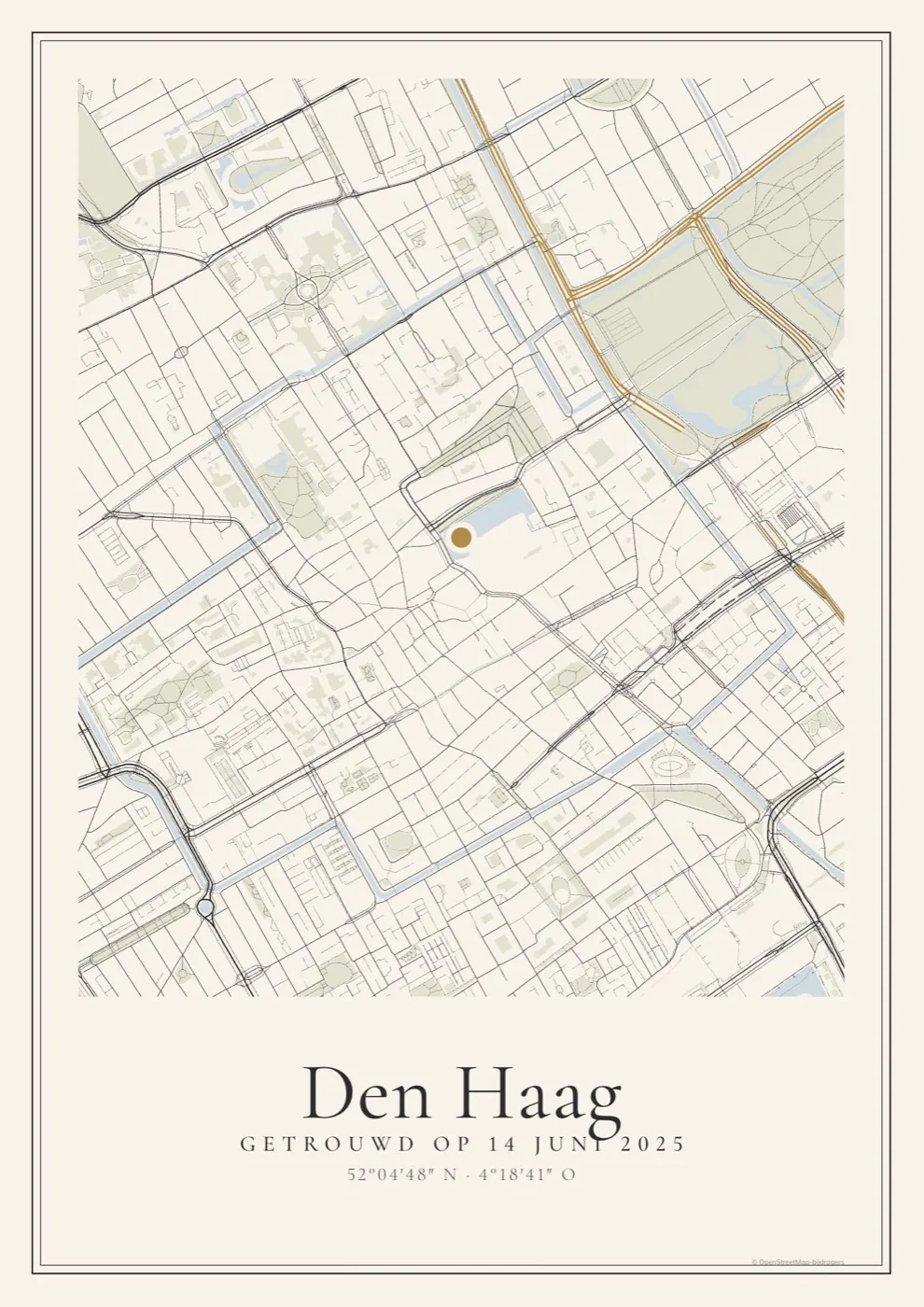 Stadsportret als cadeau: Een bruiloft