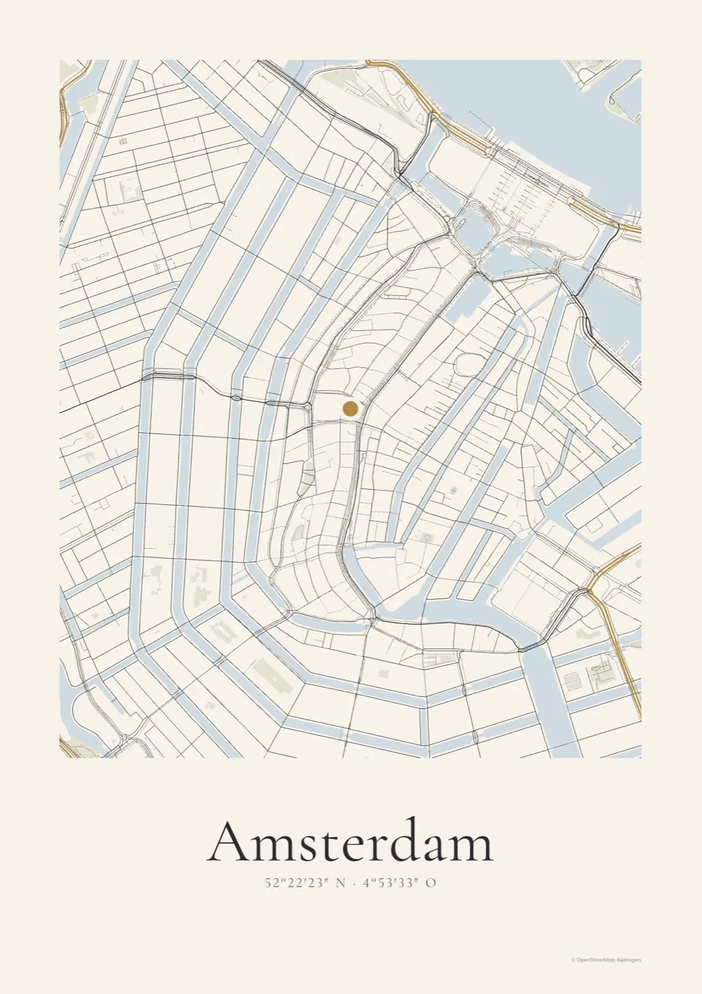 Stadsportret in de stijl Atelier