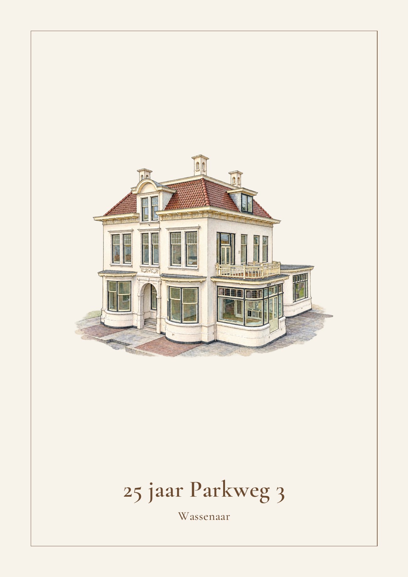 Huisportret als cadeau: Een jubileum