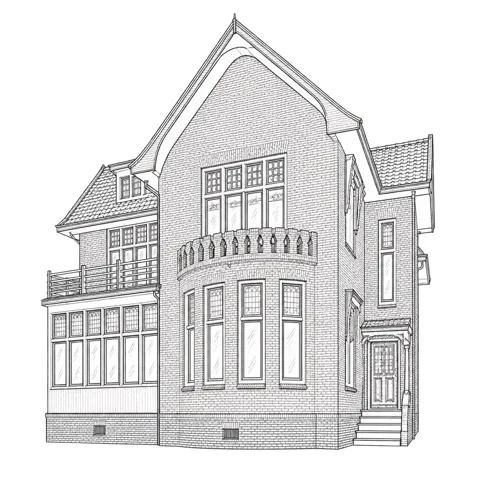 Voorbeeld in de stijl Fijne pen