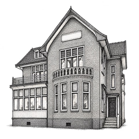 Voorbeeld in de stijl Losse schets