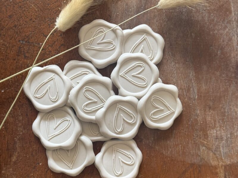 Witte Sluitzegels voor Enveloppen