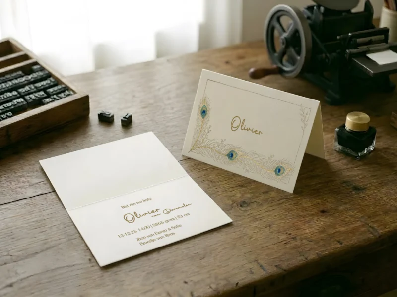Gepersonaliseerd Geboortekaartje – Olivier